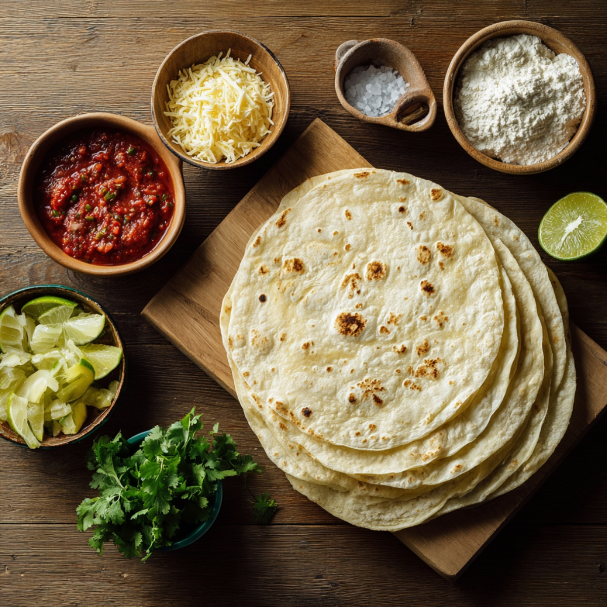 A skillet filled with browned and seasoned ground beef for taco filling, with bits of tomato mixed in.