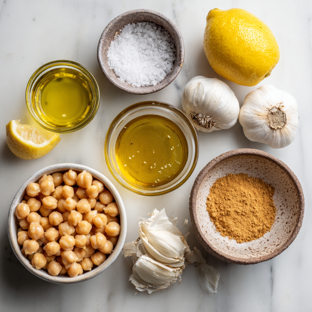 Smooth hummus served in a patterned bowl, drizzled with olive oil and sprinkled with paprika.