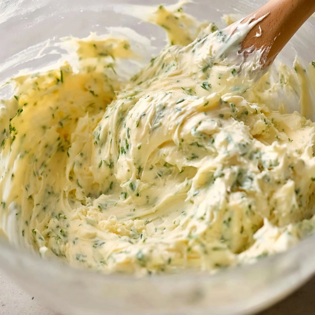 A close-up of a golden-brown grilled cheese sandwich on a plate. The sandwich is sliced in half, showing melted cheese stretching between the slices. The bread is seasoned with herbs, and the melted cheese looks gooey and rich.